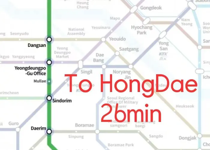 Apartamento Sensational Private House Hodong's 6 People, 3 Rooms, 4 Beds 5 Minutes On Foot From National Station Line 2 Gangnam Hongdae Jamsil